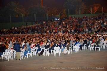 Éxito de Los Morancos en Telde con quejas del público por la desorganización (Foto Francisco Javier Santana)